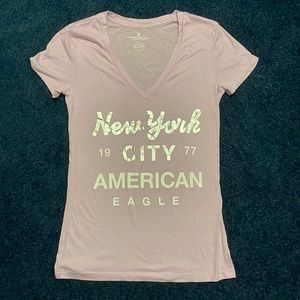 American Eagle super soft pink tee shirt